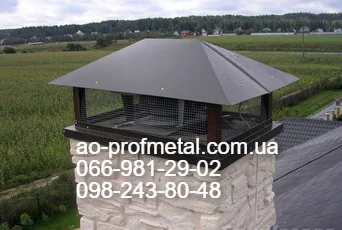 Флюгарка на трубу димохода, Флюгарка на вентканал- фото № 1