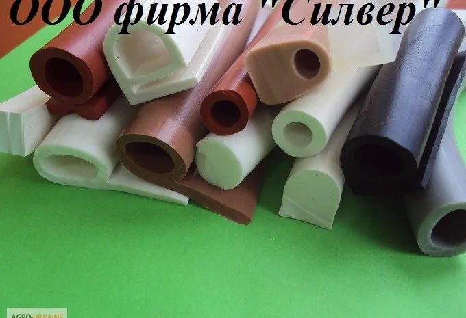 Силиконовые термостойкие уплотнители экструзионные- фото № 1