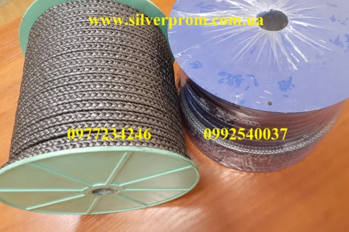 Набивка графітонаповнена PTFE 12х12мм- фото № 1