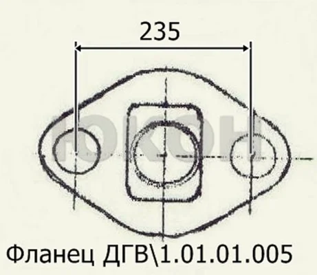 Фланец ДГВ 1.01.01.005- фото № 1