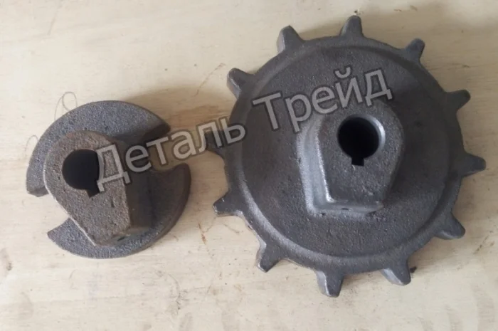 Звездочка Z=12, т=38 + полумуфта, ОВИ 05.106- фото № 1