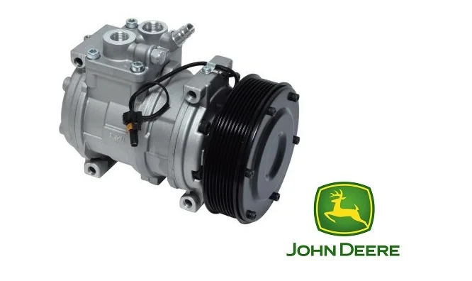 Компрессор кондиционера John Deere 10PA17C 8 gv Re46609, An221429 (1401018-1)- фото № 1