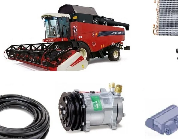 Кондиционер на ХТЗ, Кировец, Славутич, Дон, Бизон, Енисей, Палессе - полный комплект- фото № 1