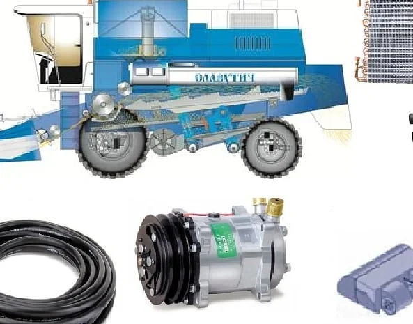 Кондиционер на ХТЗ, Кировец, Славутич, Дон, Бизон, Енисей, Палессе - полный комплект- фото № 3