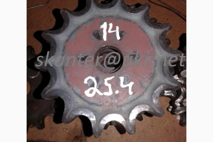 Зірочка звездочка крок =25, 4 зуб =14- фото № 1