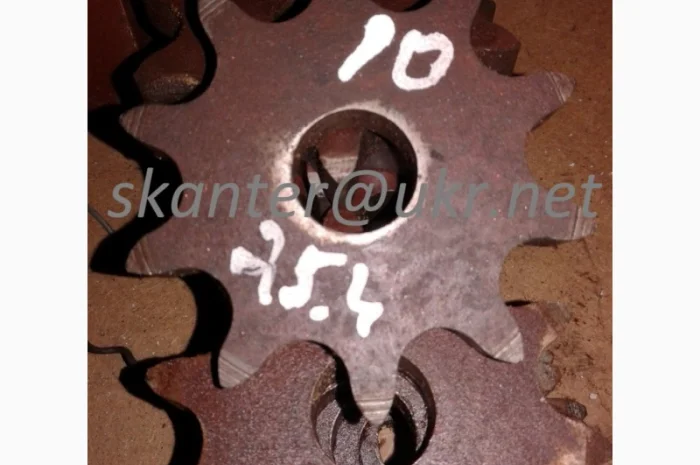 Зірочка звездочка крок =25, 4 зуб =10- фото № 2