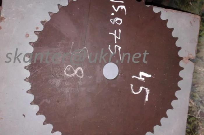 Зірочка звездочка t=15.875 зуб= 45- фото № 1