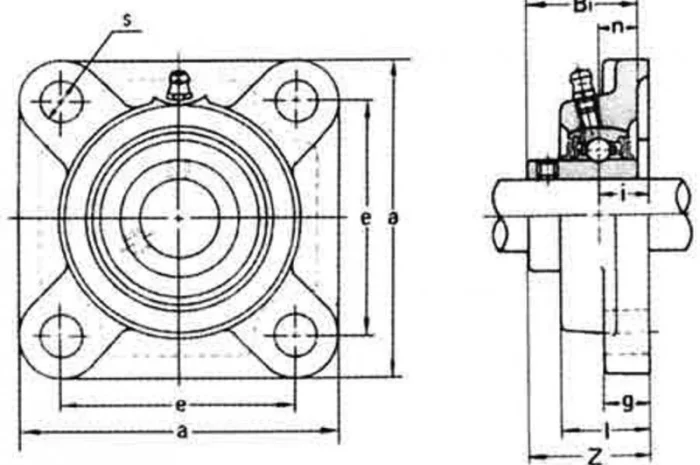 UCF204 Корпусные подшипники под вал 20 мм- фото № 2