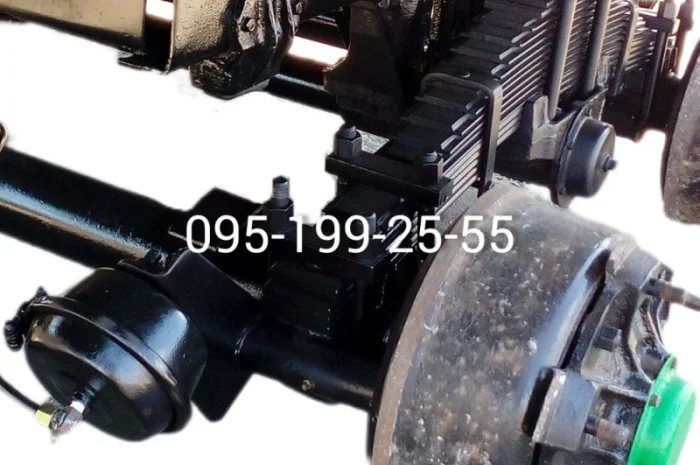 Гальмівний барабан 1ПТС-9, маточина 1ПТС-9, ресора 1ПТС-9, вісь 1ПТС-9- фото № 1