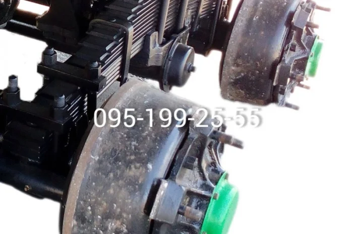 Гальмівний барабан 1ПТС-9, маточина 1ПТС-9, ресора 1ПТС-9, вісь 1ПТС-9- фото № 2