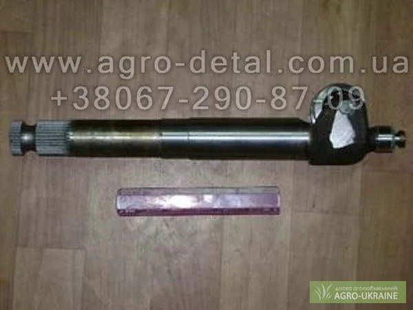 Вал сошки 25Ф.40.016 механизма рулевого управления колесного трактора производства ХТЗ Т-2- фото № 1