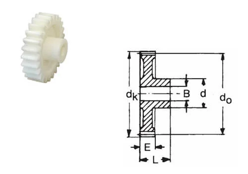 Звездочки цепные, шестеренки из высокопрочного материала Текрон- фото № 3