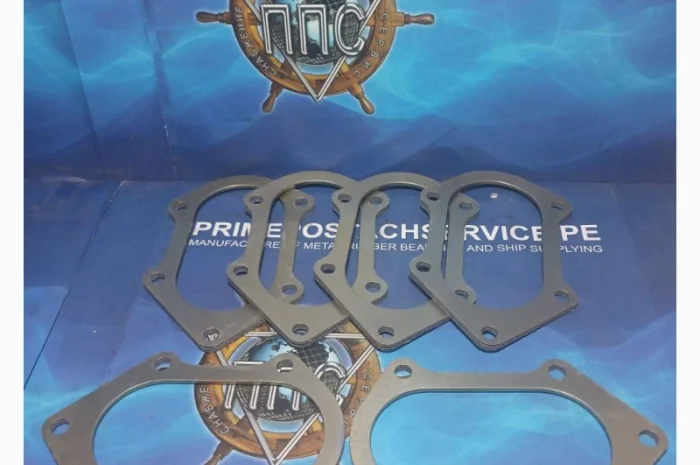 Прокладка вихлопного колектора до ДВЗ 1д6, 3д6, 1д12, 3д12, В-46, В-55- фото № 1