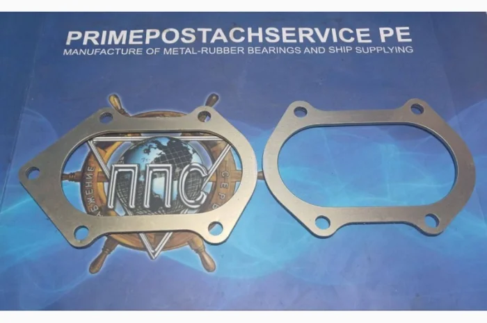 Прокладка вихлопного колектора до ДВЗ 1д6, 3д6, 1д12, 3д12, В-46, В-55- фото № 2