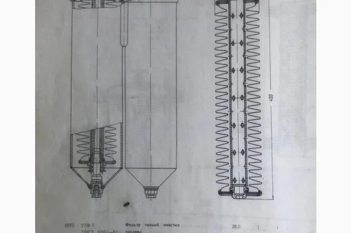 Елемент фільтрувальний ЕТФ-5 (міткаль)- фото № 2