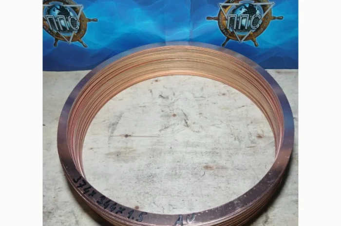 Прокладка мідна 374X344x1, 5 (2мм ) для ДВЗ NVD48AU- фото № 1