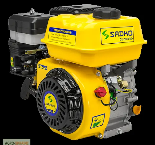 Двигатель бензиновый Sadko (Садко) GE-200 PRO (фильтр в масл. ванне). Оригинал. Гарантия- фото № 3
