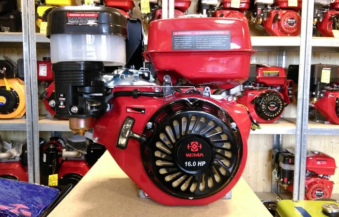 Двигатель бензиновый WEIMA WM190F-S 16 л.с.(HONDA GX420) Шпонка- фото № 6