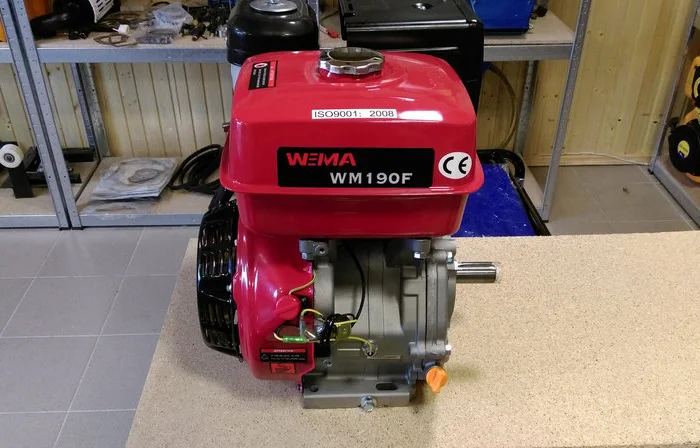 Двигатель бензиновый WEIMA WM190F-S 16 л.с.(HONDA GX420) Шпонка- фото № 9