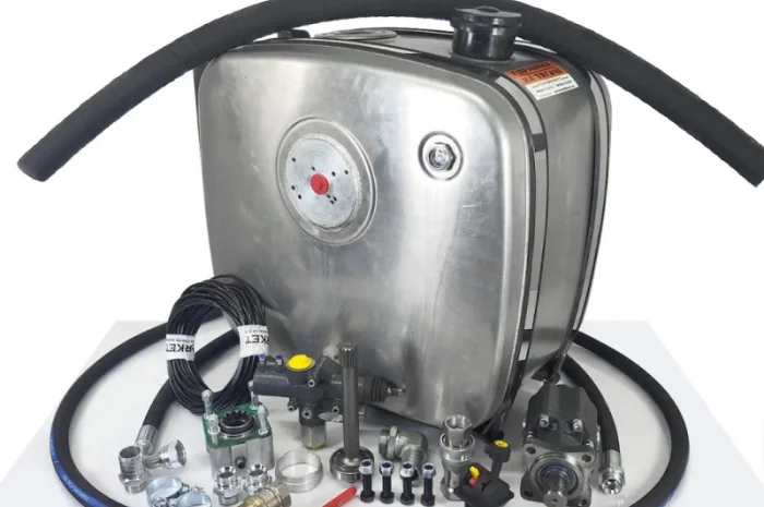 Б/У Комплект гідравліки на самоскид MAN, Daf, Iveco з КПП ZF, бічний алюмінієвий бак- фото № 1