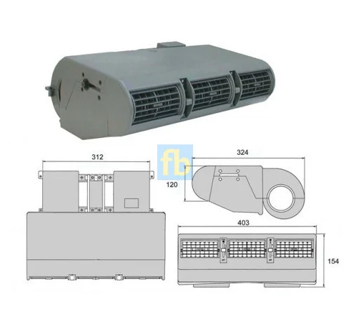 Испаритель для кондиционера.Запчасти для кондиционера на сельхоз технику- фото № 1