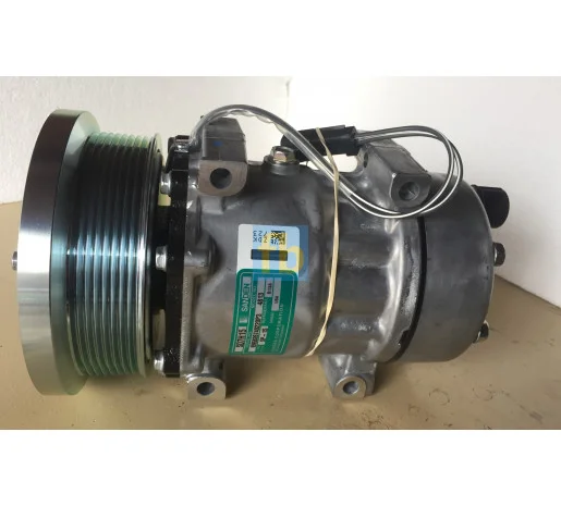 Компрессор sanden 7h15 sd 4813 на caterpillar, challenger, claas lexion, matrot- фото № 5