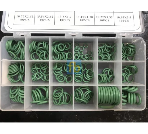 Набір ущільнювальних кілець кондиціонера 265 кілець 18 видів HNBR R134А- фото № 1