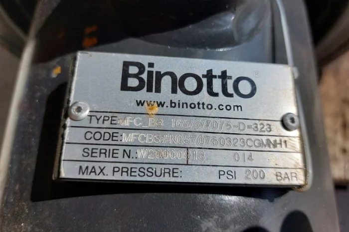 Шток гідроциліндр Binotto 7m на полуприцеп прицеп самосвал- фото № 2