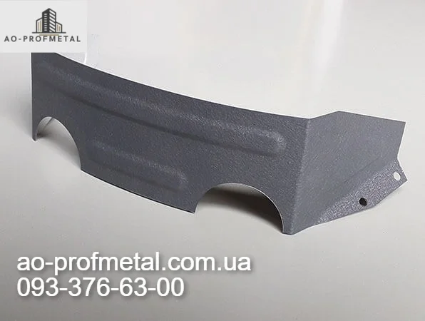 Снегоупор подкова 7024 РЕМА, Снегозадержатель подкова графитового цвета- фото № 1