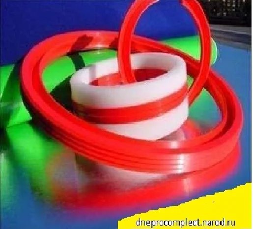 Манжети, брудозйомники з поліуретану, гуми, ПЕТФ; захисні та напрямні кільця- фото № 1