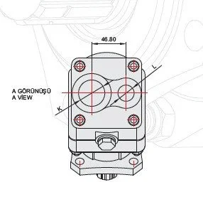 Аксиально-поршневой гидравлический насос 45 л/мин- фото № 2