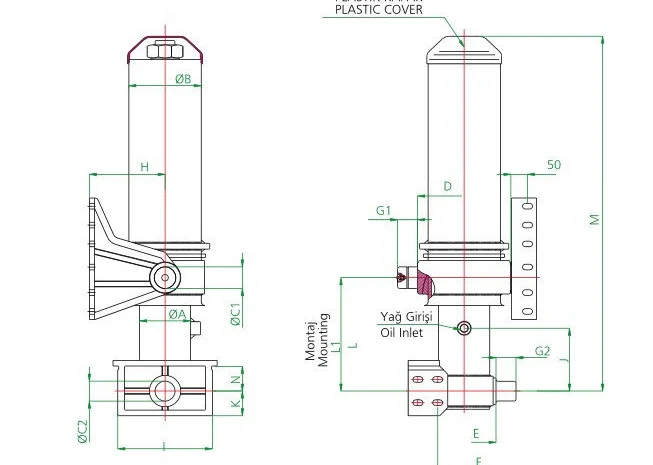 Гидроцилиндр телескопический Hidromas тип H- фото № 2