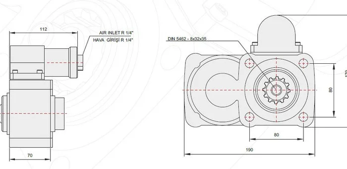 Коробка отбора мощности КОМ ZF-2 со смещенным центром- фото № 3