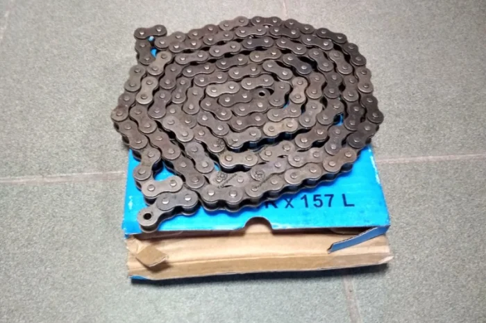 Цепь приводная роликовая шаг ПР-15.875 ПР-19.05 ПР-25.4 60-1 80-1 12А 16А- фото № 4