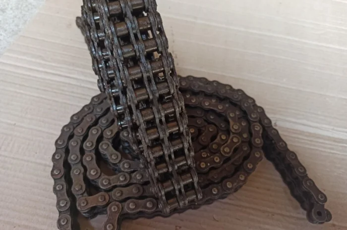 Цепь двухрядная шаг 2ПР-19.05 2ПР-25, 4 2ПР-19.05 10B-2 16A-2 звёздочка- фото № 2