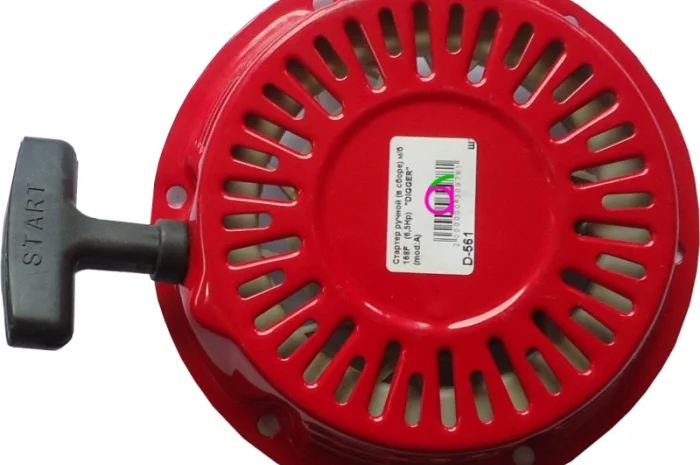 Продам кикстартер (ручной стартер в сборе) на мотоблок 6, 5-7 лс бензин 168F- фото № 1