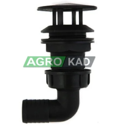 Патрубок всмоктувальний з коліном ø32- фото № 1