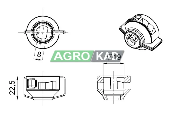 Прокладка для патрубка 08 (2)- фото № 2