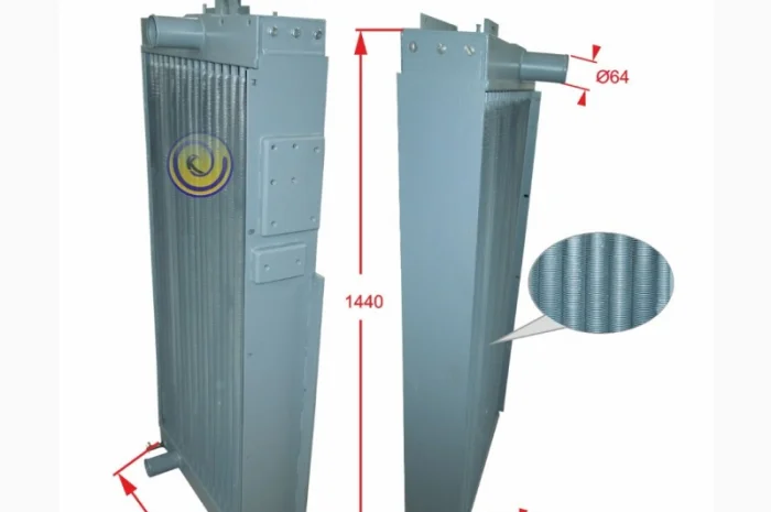 Радиатор водяной двигателя экскаватора Hyundai R800- фото № 1