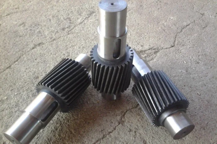 Вал-шестерни и шестерни редуктора грануляторов ОГМ 1,  5 ОГМ 0,  8- фото № 1