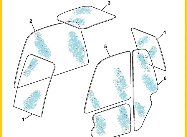 Скло JCB 3CX 4CX 535- фото № 1