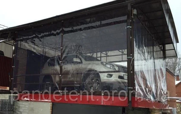 Защитные шторы для автомойки, цеха, производства. Штора ПВХ с бесплатной доставкой- фото № 1