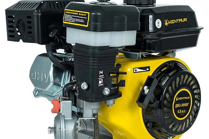 Двигатель комбинированный газ бензин + муфта сцепления со шкивом Кентавр ДВЗ-210Б- фото № 1