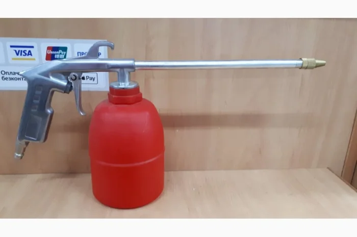 Пневмопистолет мовильниця - для смывки двигателей и обработки кузовов- фото № 1