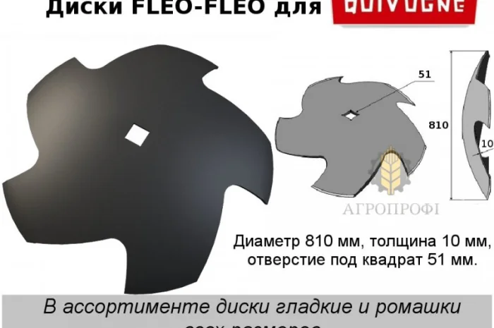 Диски Fleo для бороны Quivogne- фото № 1