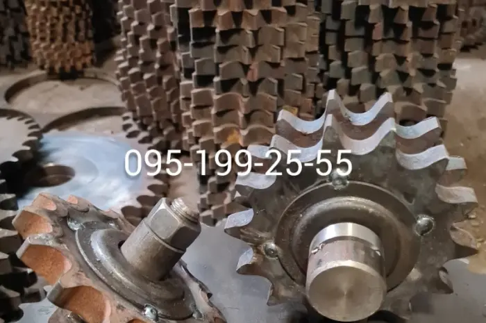 Зірочка натяжна z-14 (подвійна) ПРТ-10; зірочка натяжна z-14 (одинарна) ПРТ-10- фото № 2