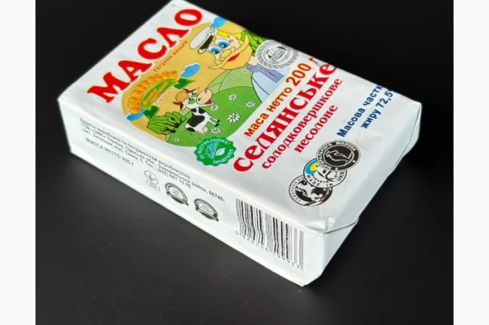 Масло вершкове селянське- фото № 1