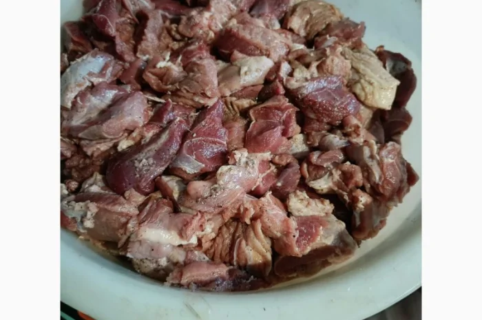 Тушенка з м'яса кози, домашня, автоклавна, по госту, 0.5л- фото № 2