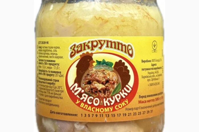 Тушковане м'ясо куриці у власному соці- фото № 1