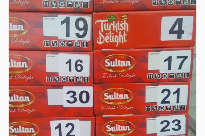 Рахат лукум, Рулет, Фруктовый, Султан, Микс восточные сладости в ассортименте Опт, Розница- фото № 4